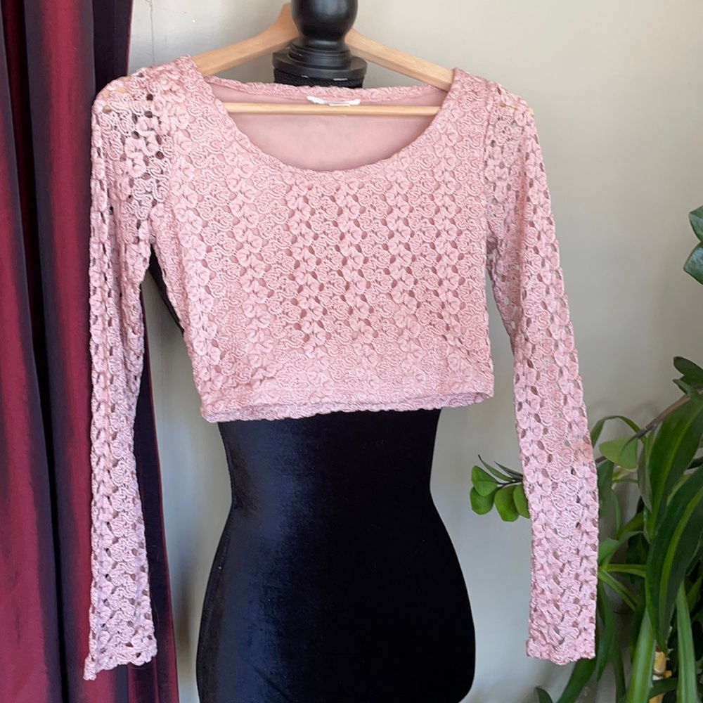 Forever 21 - Crop Top - laced/crochet